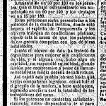 Artículo Juan Aranguren sobre la huelga de la madera. Solidaridad Obrera, 8 de mayo de 1918