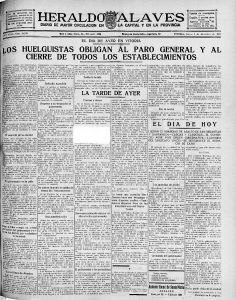 Portada Heraldo Alavés 3-12-1931