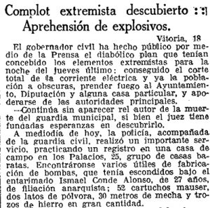 Recorte La Vanguardia 19 de abril de 1932