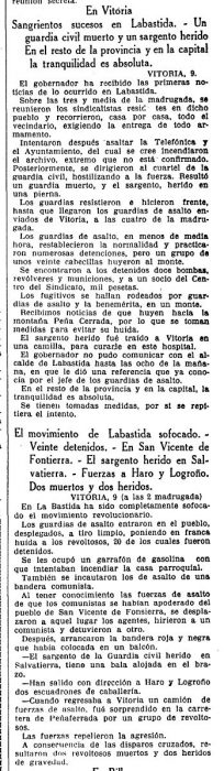 Recorte La Vanguardia 10-12-1933
