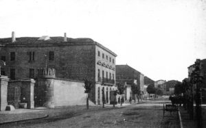 Cárcel de Vitoria en la calle Paz hacia 1930