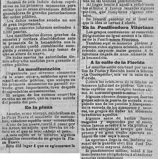 18 de junio de 1915. CONFLICTO DE LAS TAHONAS