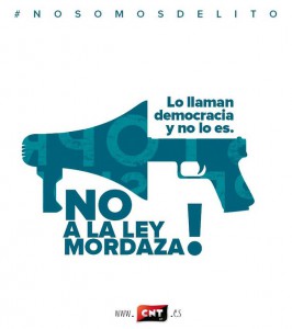 No a la Ley Mordaza