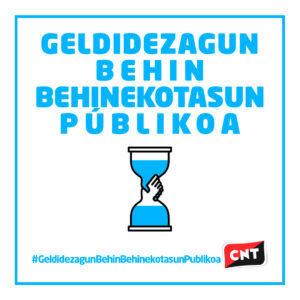 Geldi dezagun behin-behinekotasun publikoa