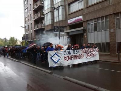 Manifestación grupo Condesa